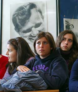 Итальянские лицеисты в Московском Городском Дворце 
Детского и Юношеского Творчества